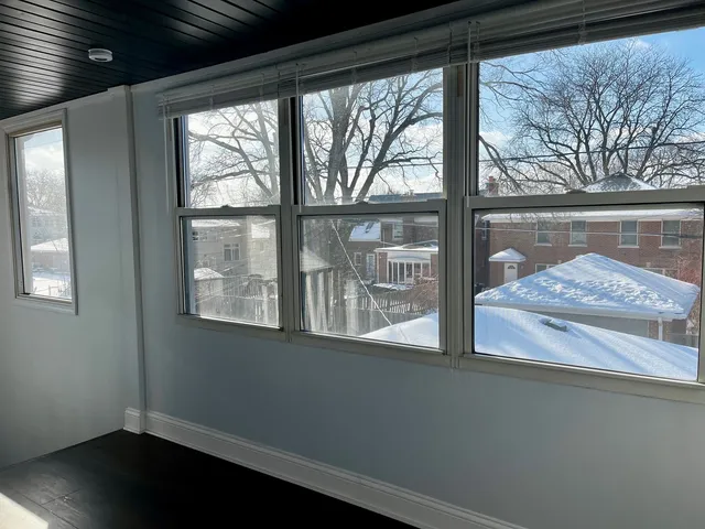 a view of a window in a room