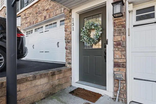 a view of front door