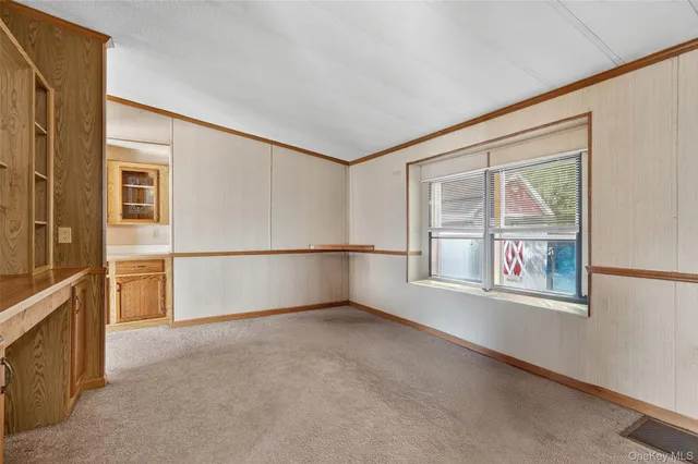 a view of a trees with yard