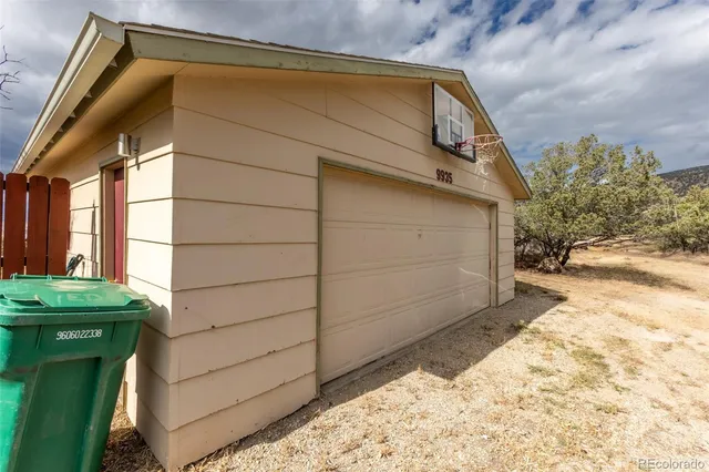 a backyard of a house