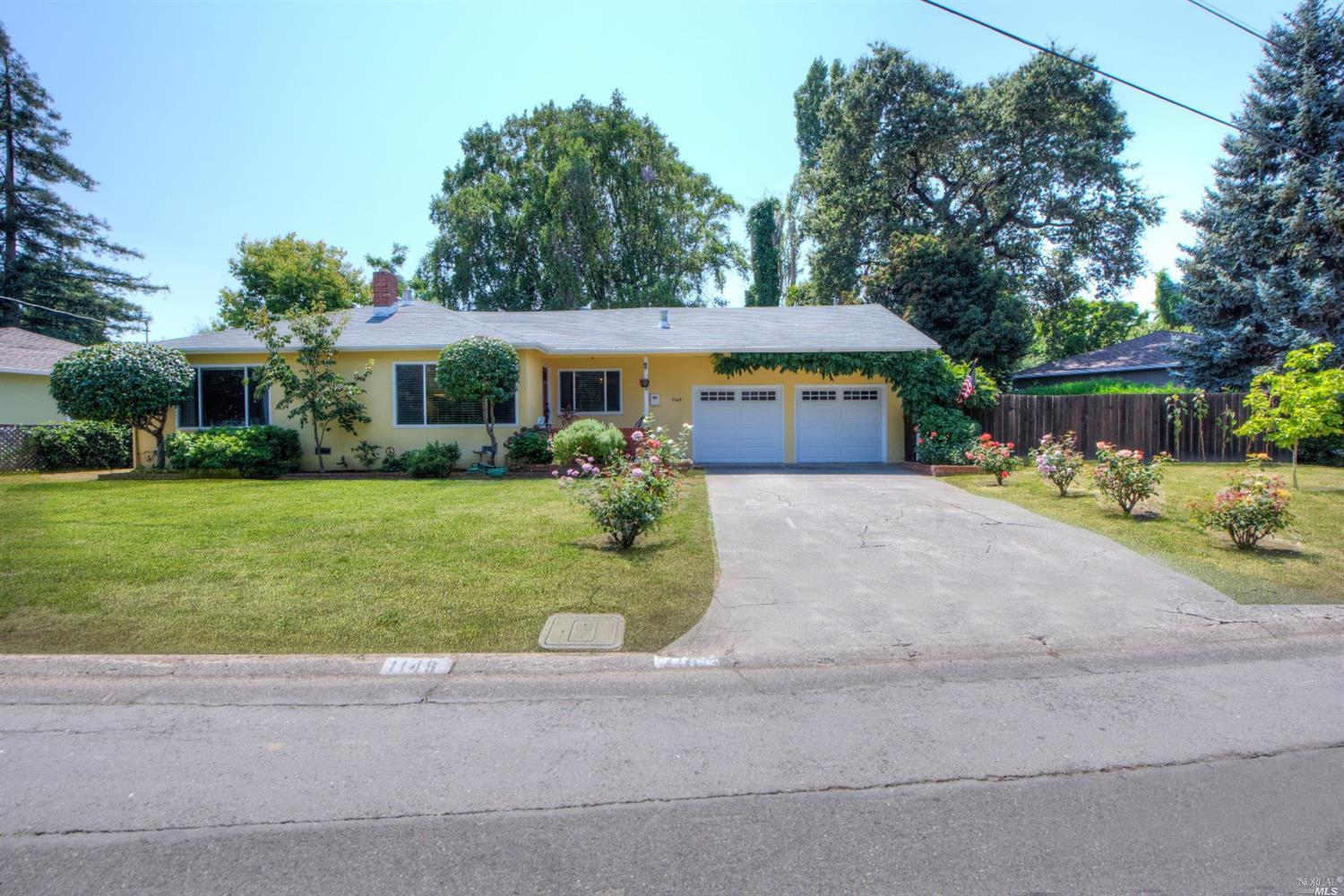 1149 Court Road Novato, CA 94945 - Photo 1 of 1 front view of house with a yard