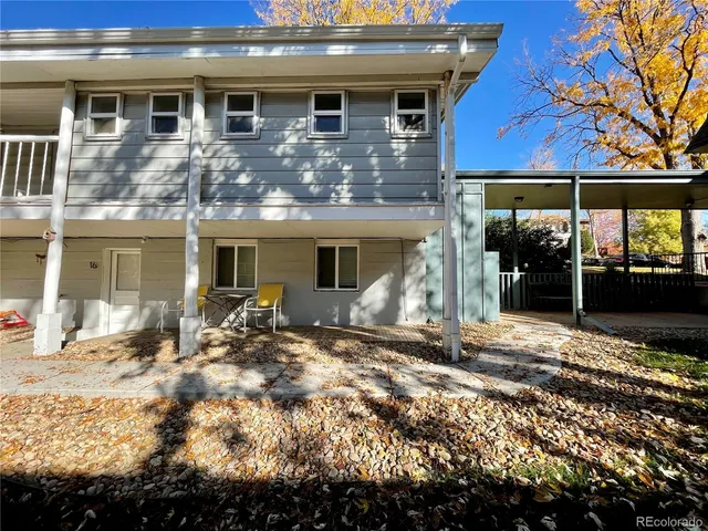 a view of a house with a patio