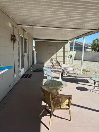 a view of a outdoor space with seating area