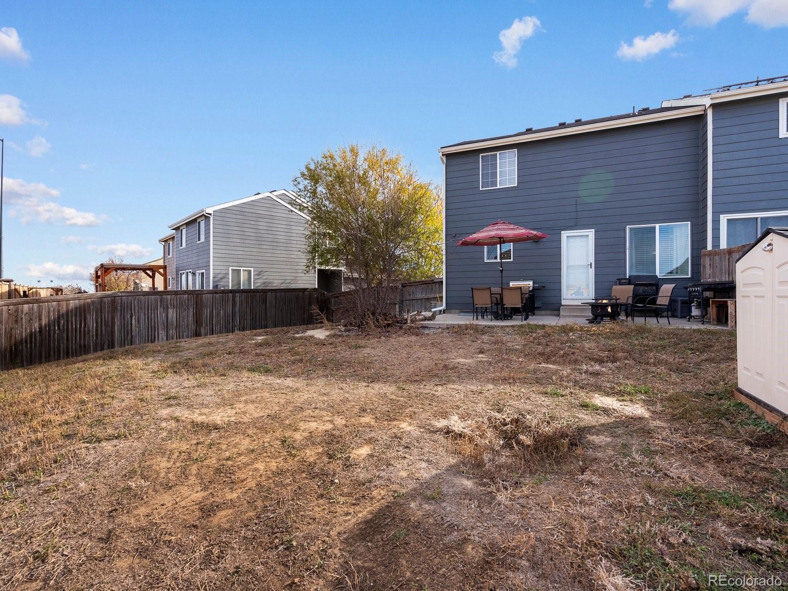 9657 Ironton Street Commerce City, CO 80022 - Photo 44 of 48 a view of a house with a yard