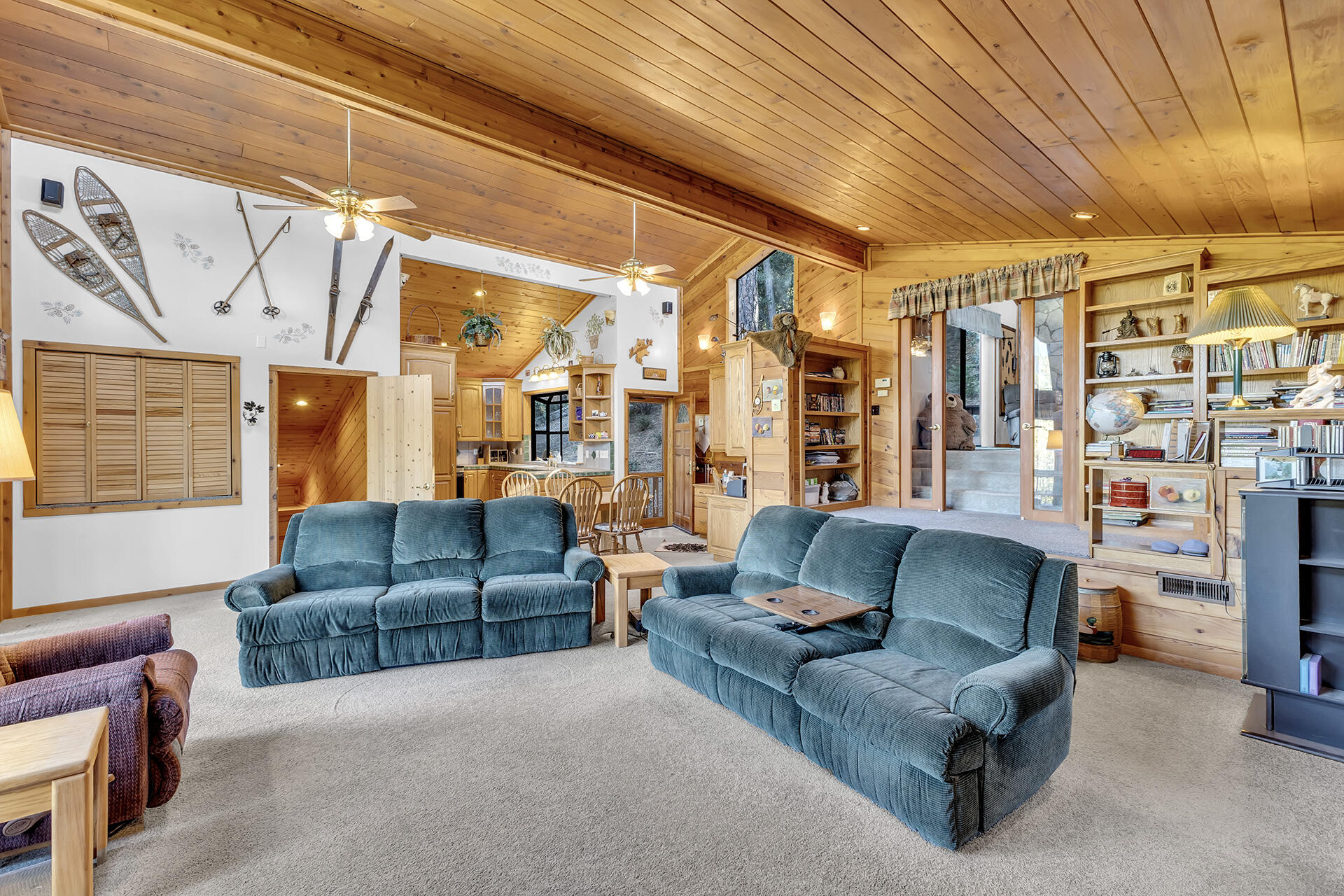 53071 Middleridge Drive Idyllwild, CA 92549 - Photo 11 of 50 a living room with furniture and a large window