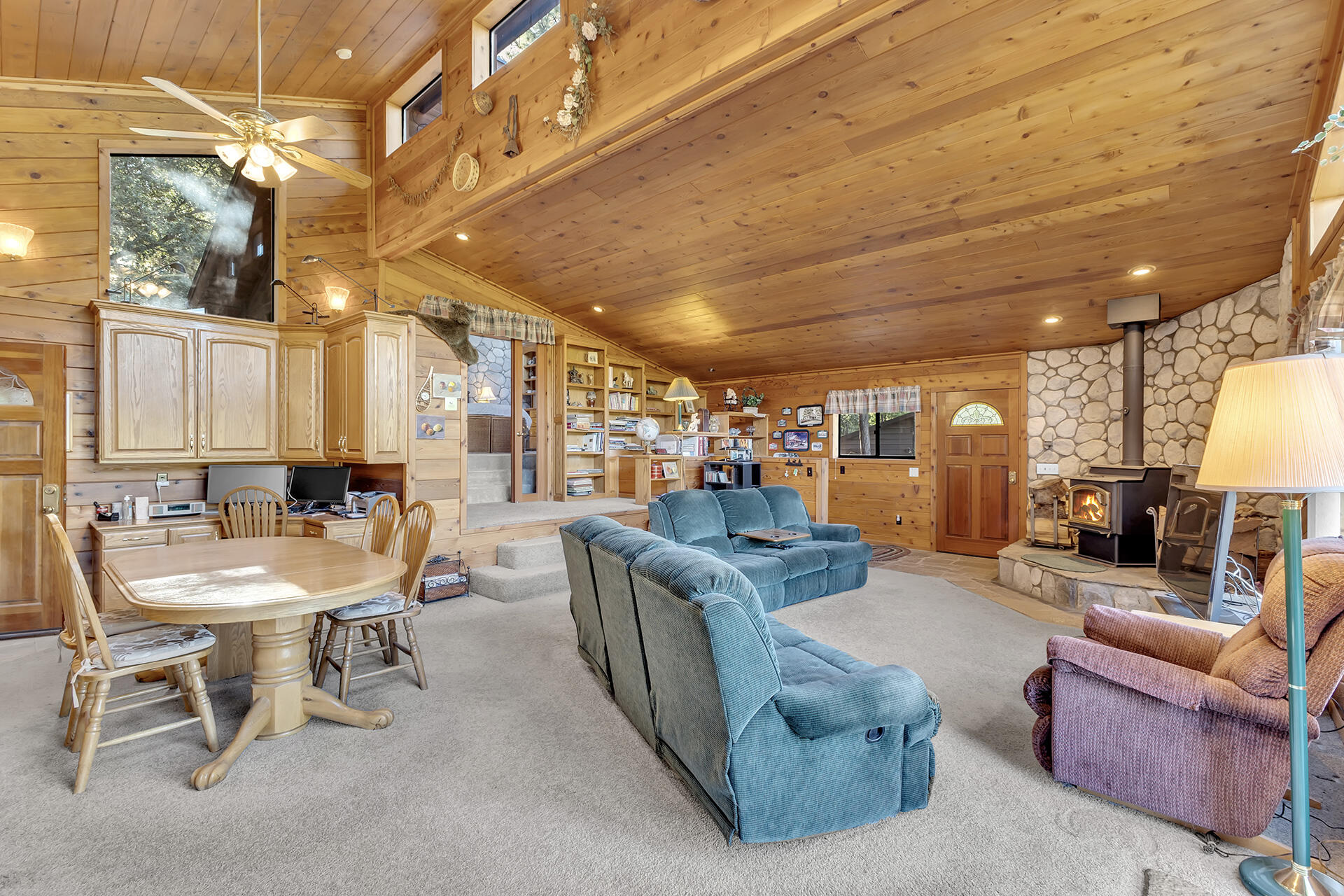 53071 Middleridge Drive Idyllwild, CA 92549 - Photo 12 of 50 a view of a livingroom with furniture and a table