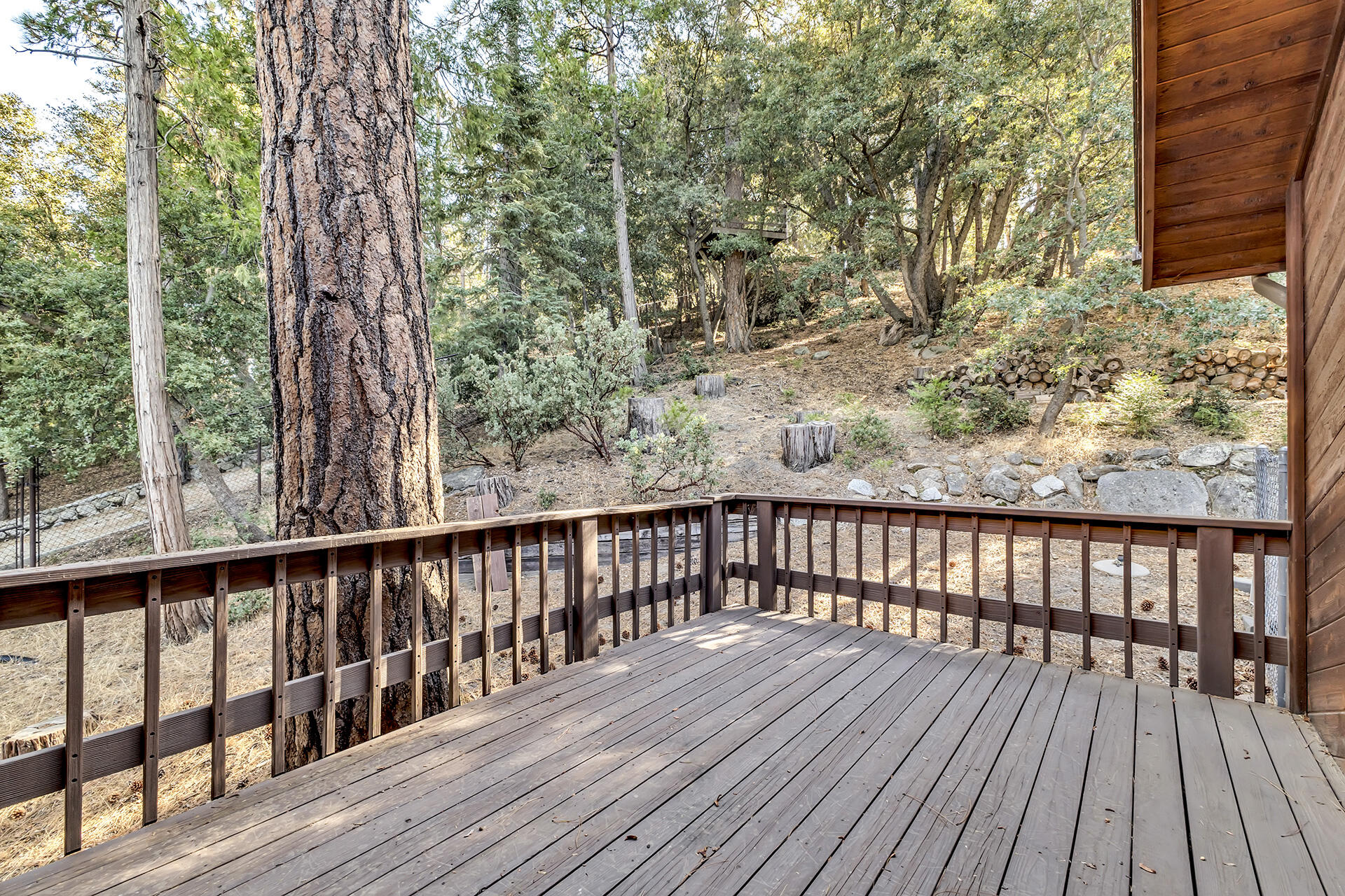 53071 Middleridge Drive Idyllwild, CA 92549 - Photo 28 of 50 a view of balcony with wooden floor