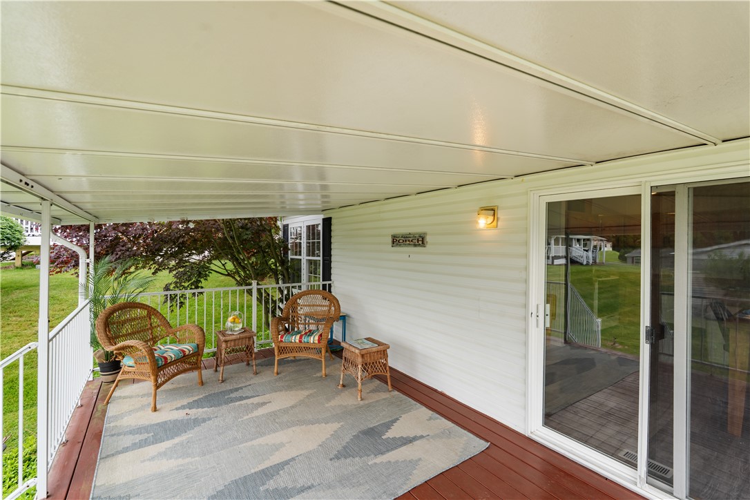 4795 East Lake Road, Unit 32 Livonia, NY 14487 - Photo 11 of 47 Large covered deck.