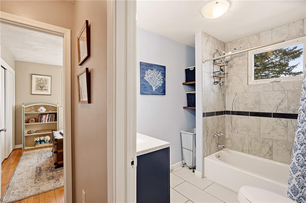 599 Brown Road Acme, PA 15610 - Photo 23 of 37 a bathroom with a bathtub and a shower