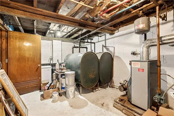 a view of a storage room with gym equipment
