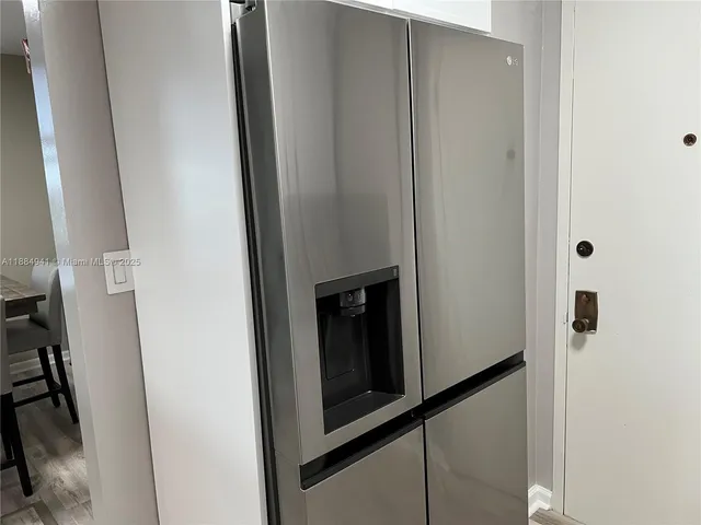 a close view of closet