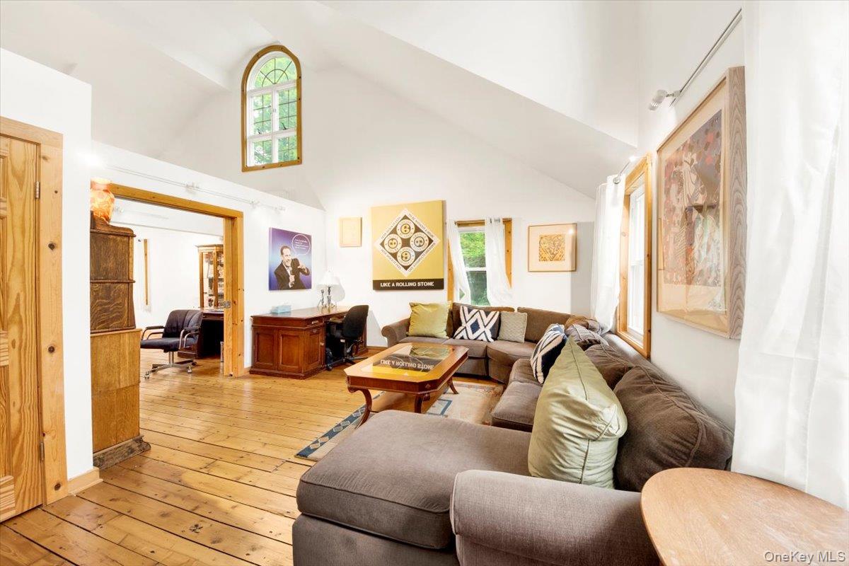 161 Goldens Bridge Road Katonah, NY 10536 - Photo 15 of 44 a living room with furniture and wooden floor