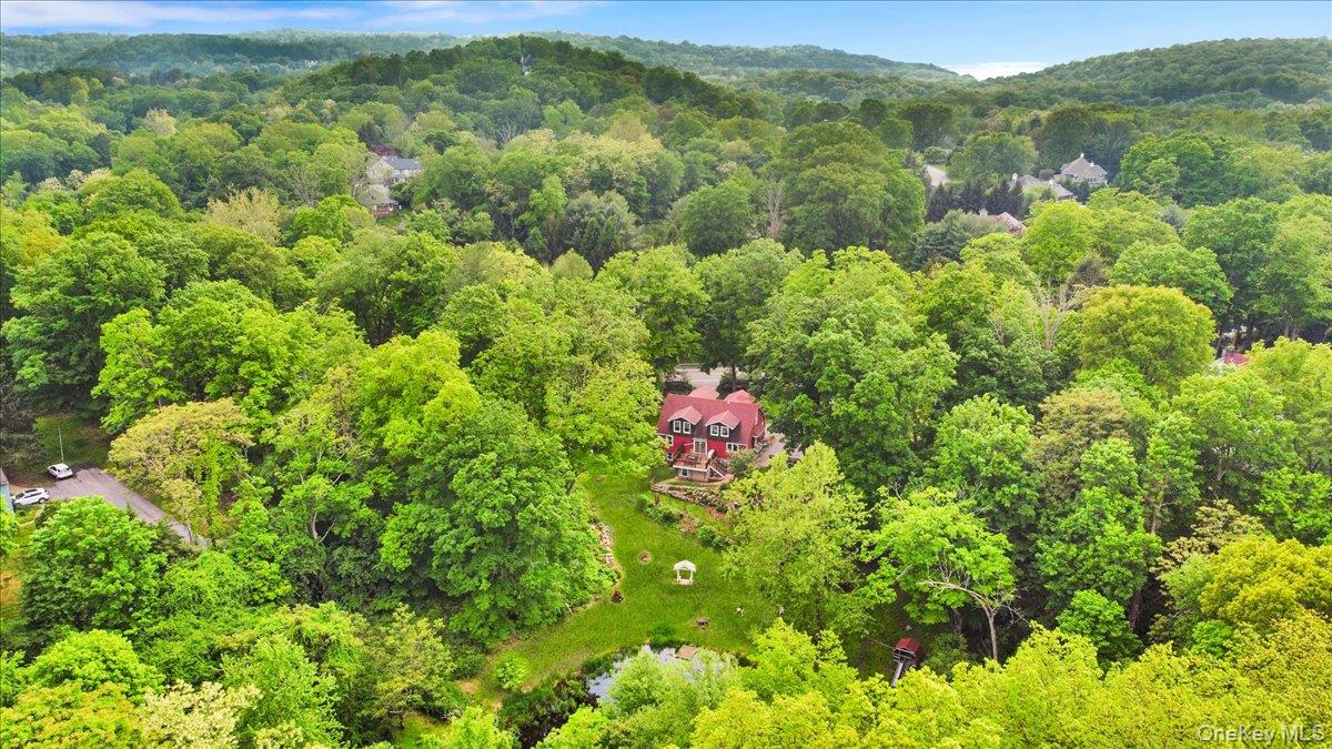 161 Goldens Bridge Road Katonah, NY 10536 - Photo 3 of 44 a view of a lush green forest with houses