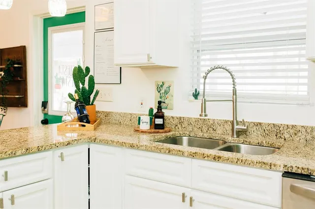 a close view of sink and tap