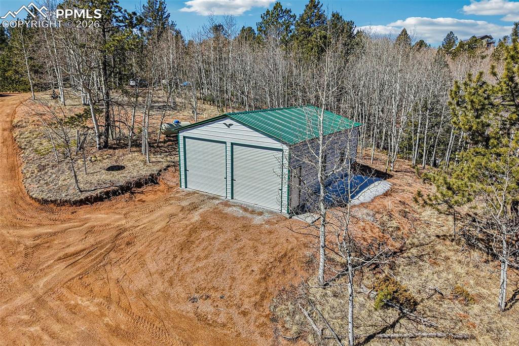 507 Yorktown Road Cripple Creek, CO 80813 - Photo 47 of 50 a view of a backyard of the house