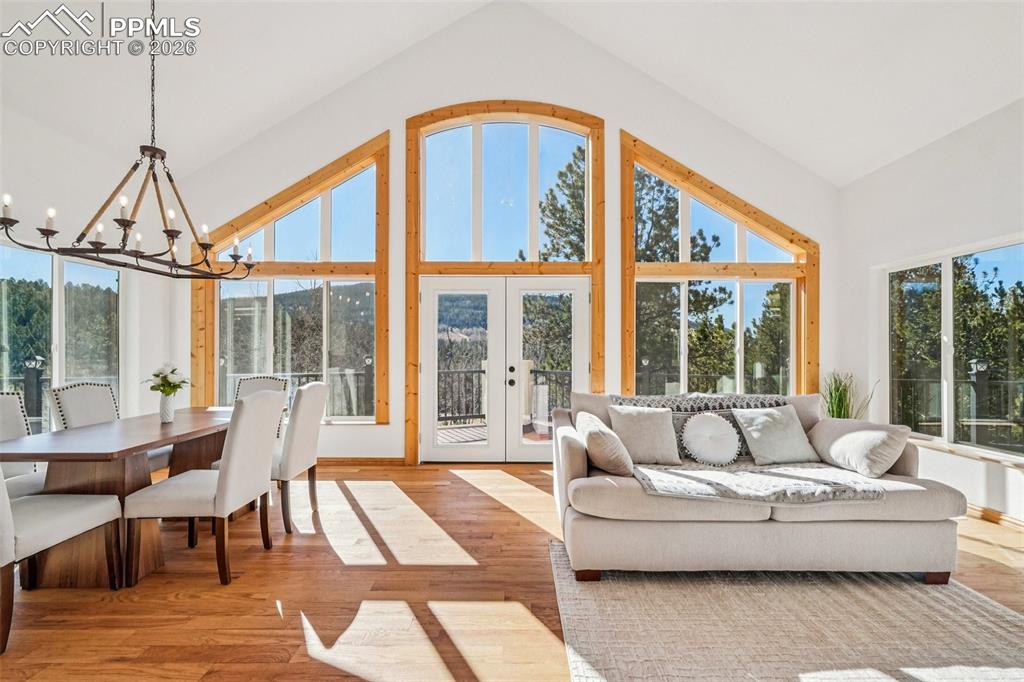 507 Yorktown Road Cripple Creek, CO 80813 - Photo 10 of 50 a living room with furniture and a large window