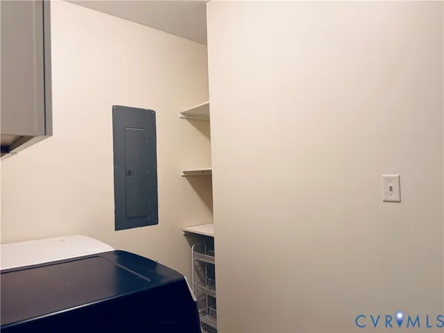 a view of a storage & utility room