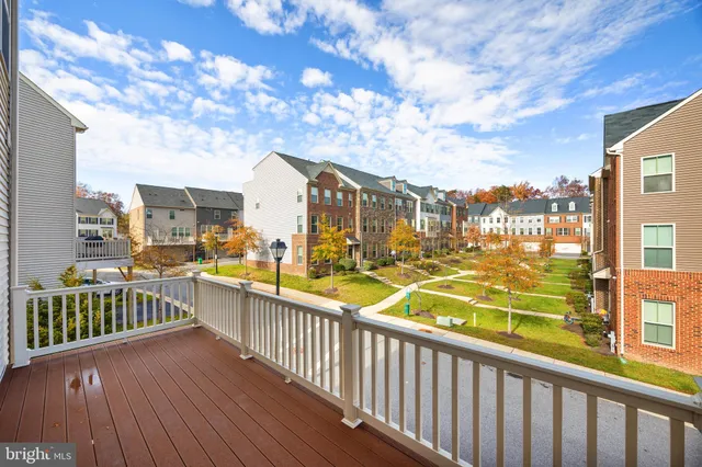 a view of a balcony with city view