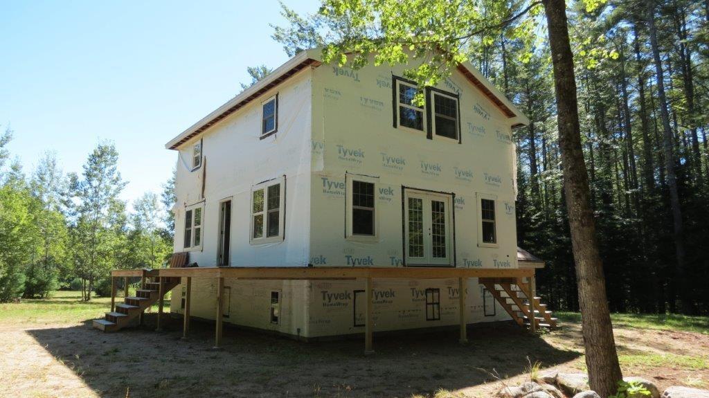 24 Pinecliffe Road Harrison, ME 04040 - Photo 1 of 32 Side view of the property. The deck...