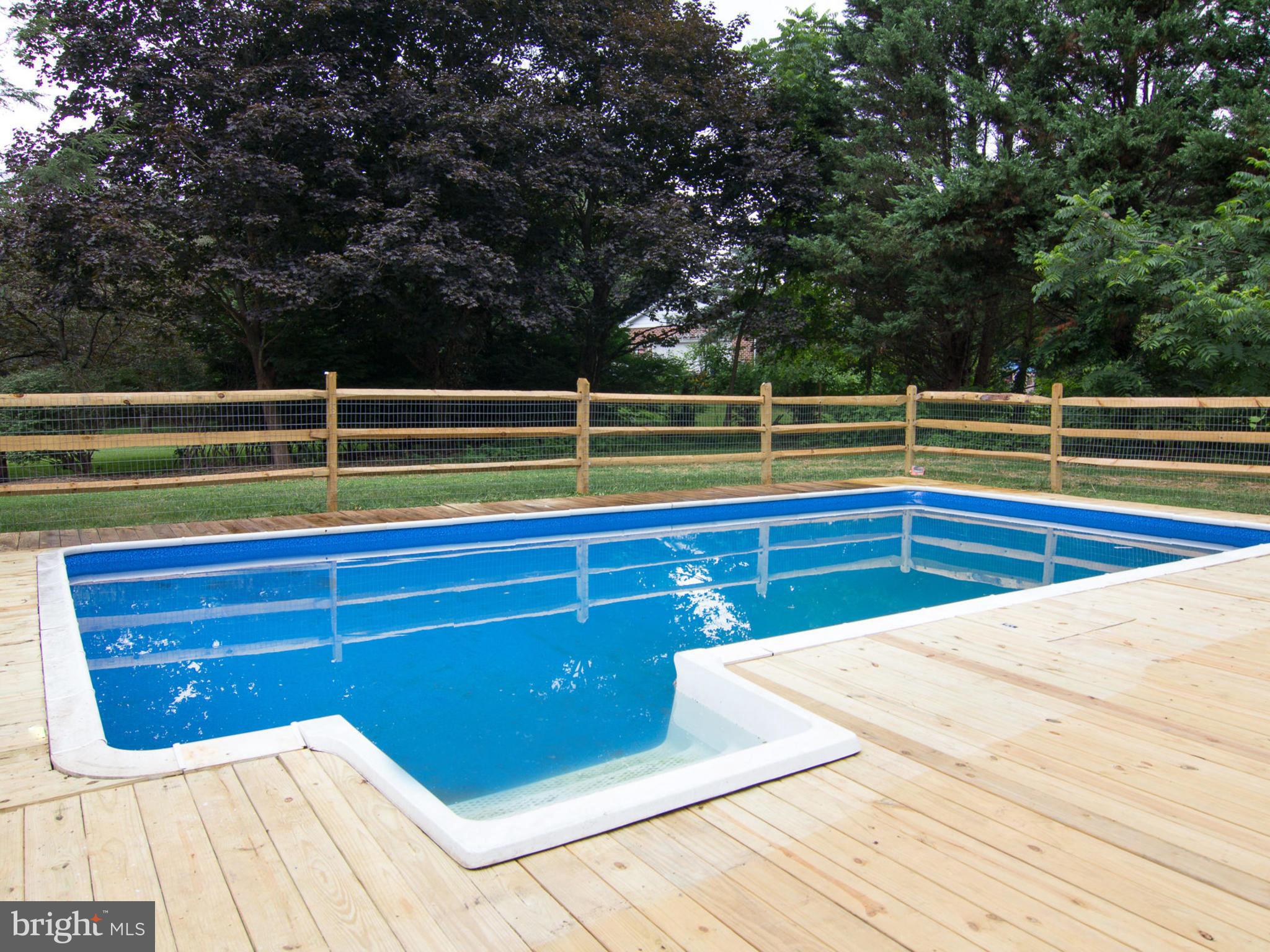Relaxing In Ground Pool