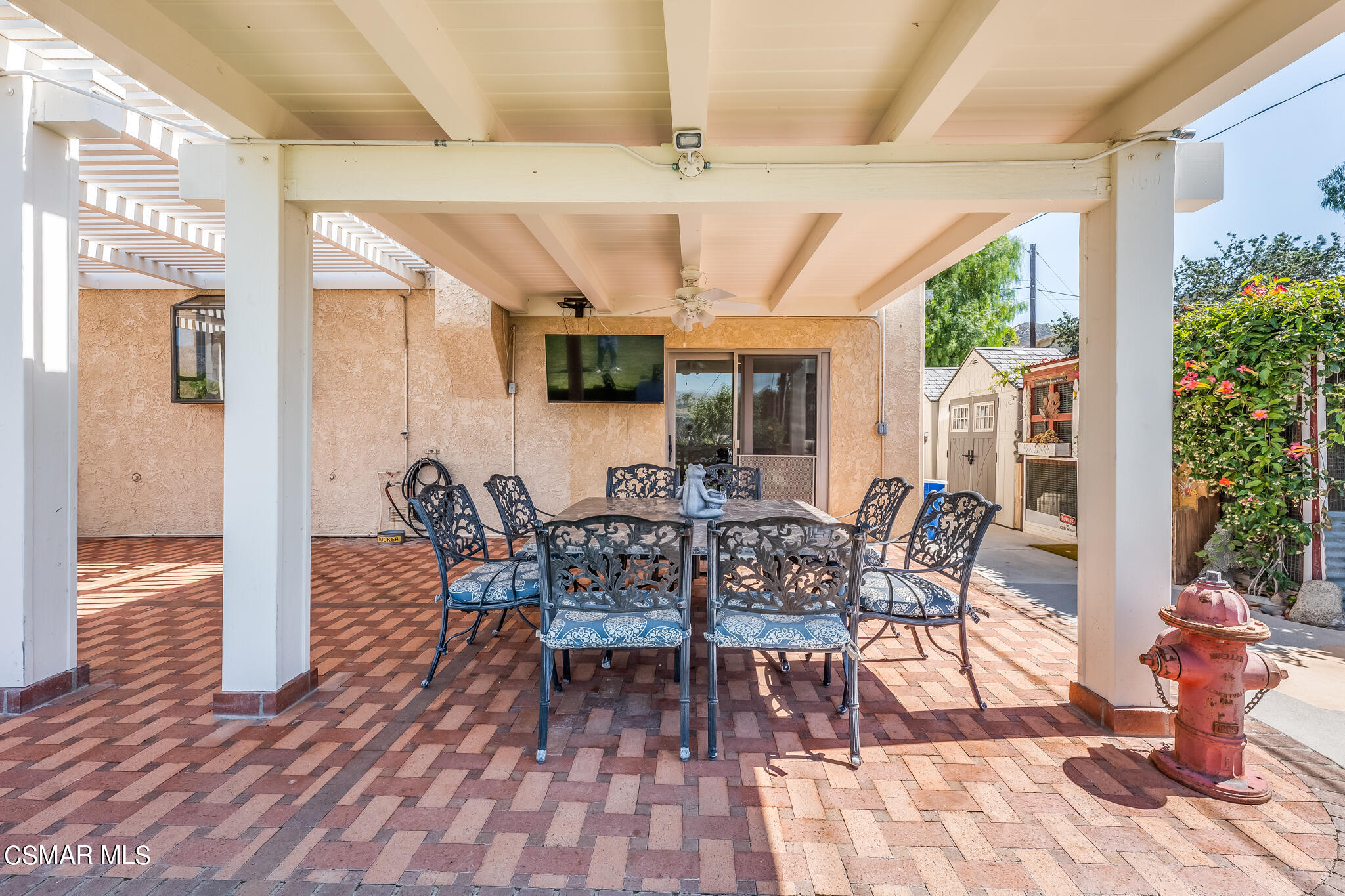 5765 Oak Knolls Road Simi Valley, CA 93063 - Photo 54 of 71 a view of a dining room with furniture and wooden floor