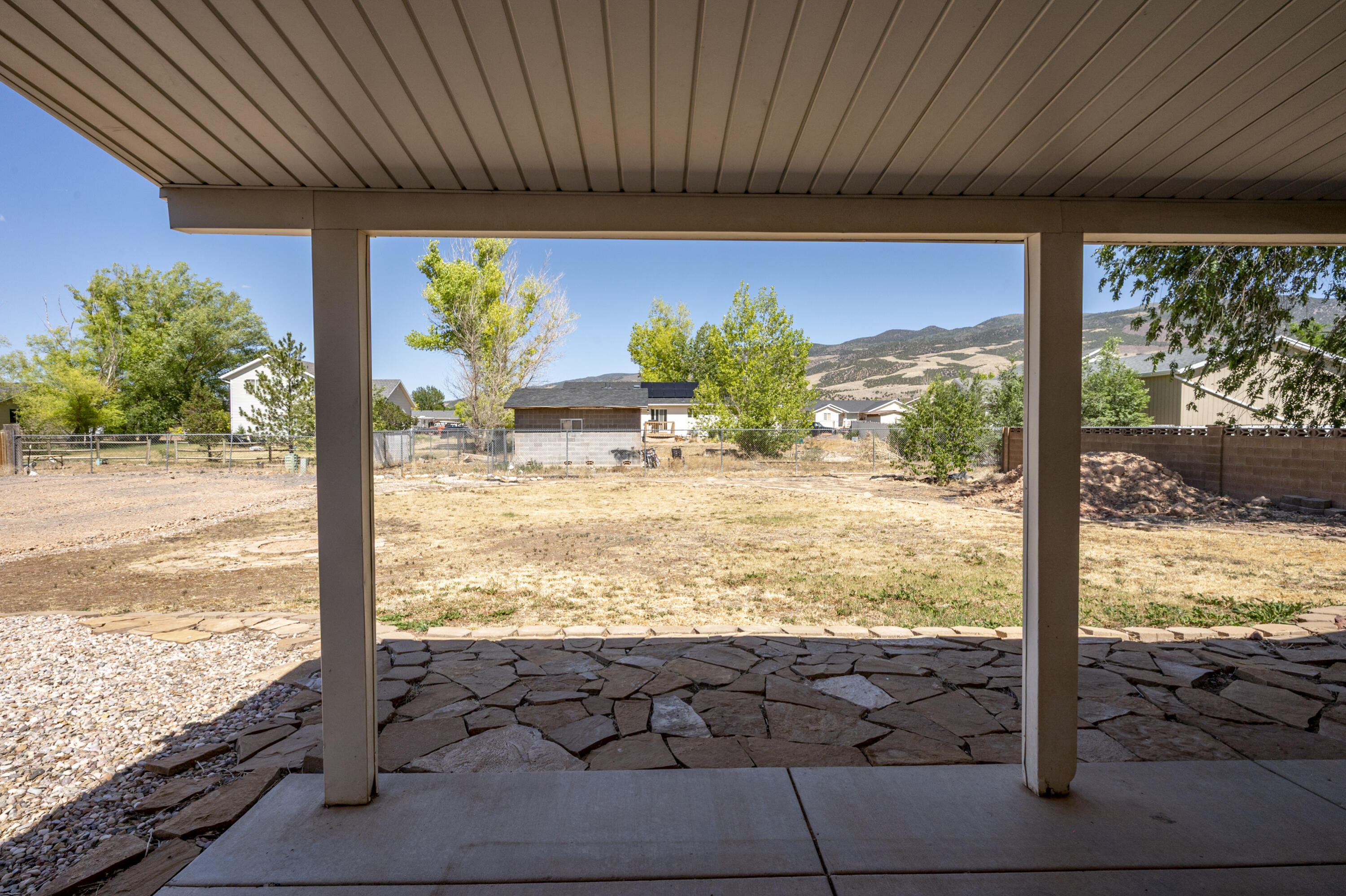 4510 North Half Mile Road Cedar City, UT 84721 - Photo 32 of 48 Just beyond the patio, there is plenty of space for additional seating, or even a fire pit gathering area.