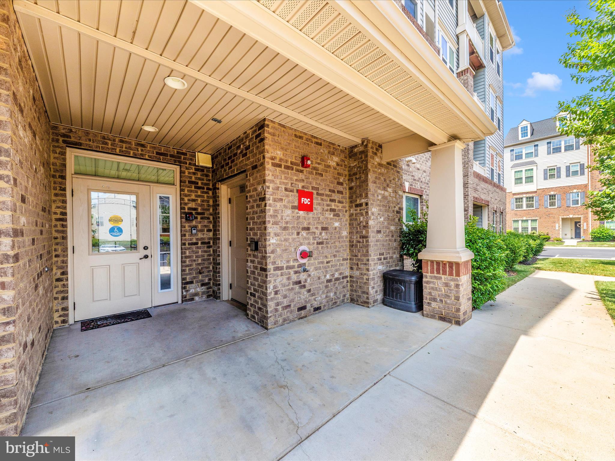 a view of a garage with furniture
