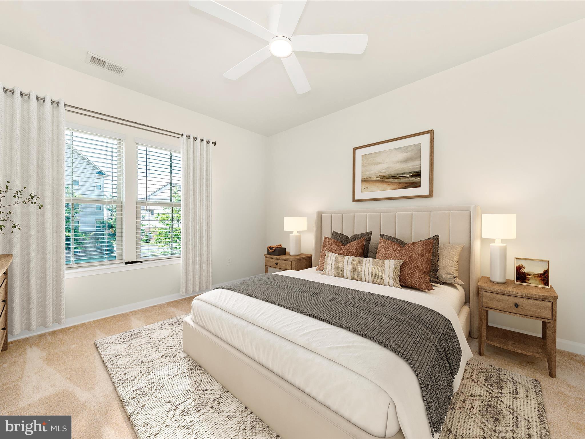 6501 Walcott Lane, Unit 202 Frederick, MD 21703 - Photo 28 of 53 a bedroom with a large bed and a window