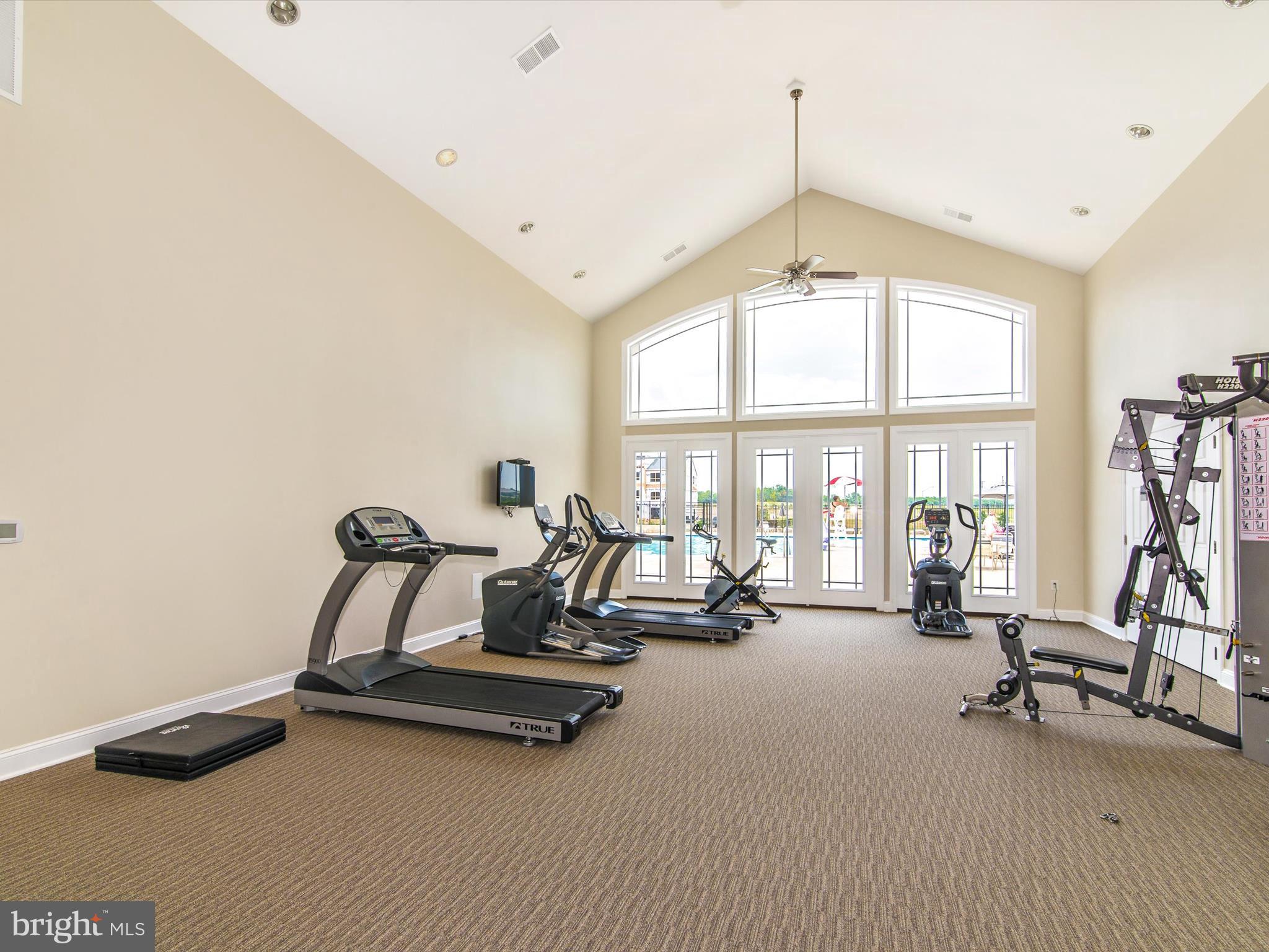 6501 Walcott Lane, Unit 202 Frederick, MD 21703 - Photo 48 of 53 a view of a room with gym equipment