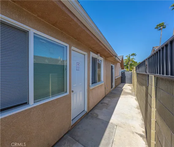 a view of a house with a hallway
