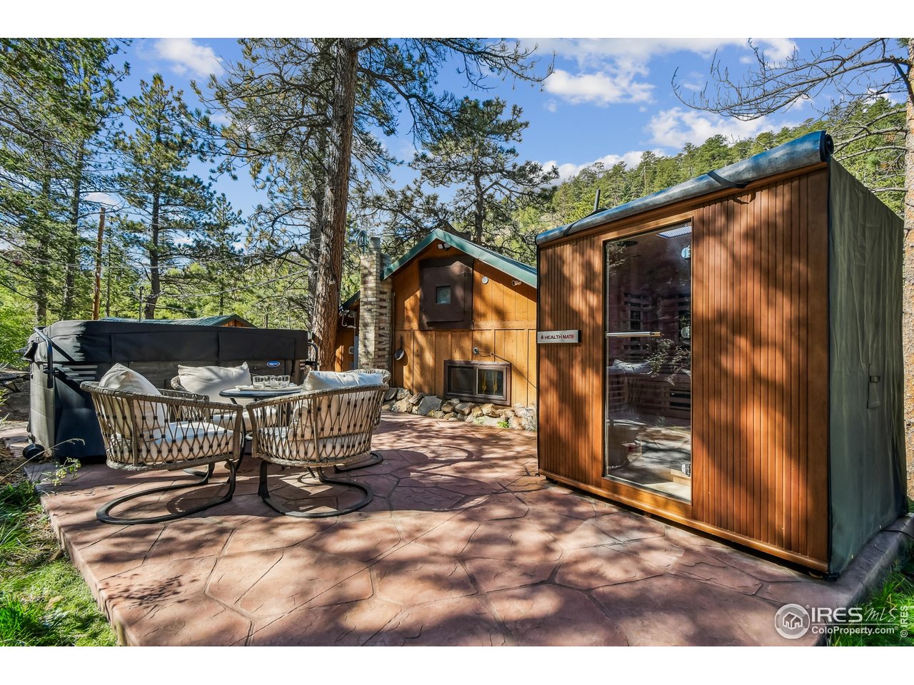541 Riverside Drive Lyons, CO 80540 - Photo 18 of 45 Patio behind main house