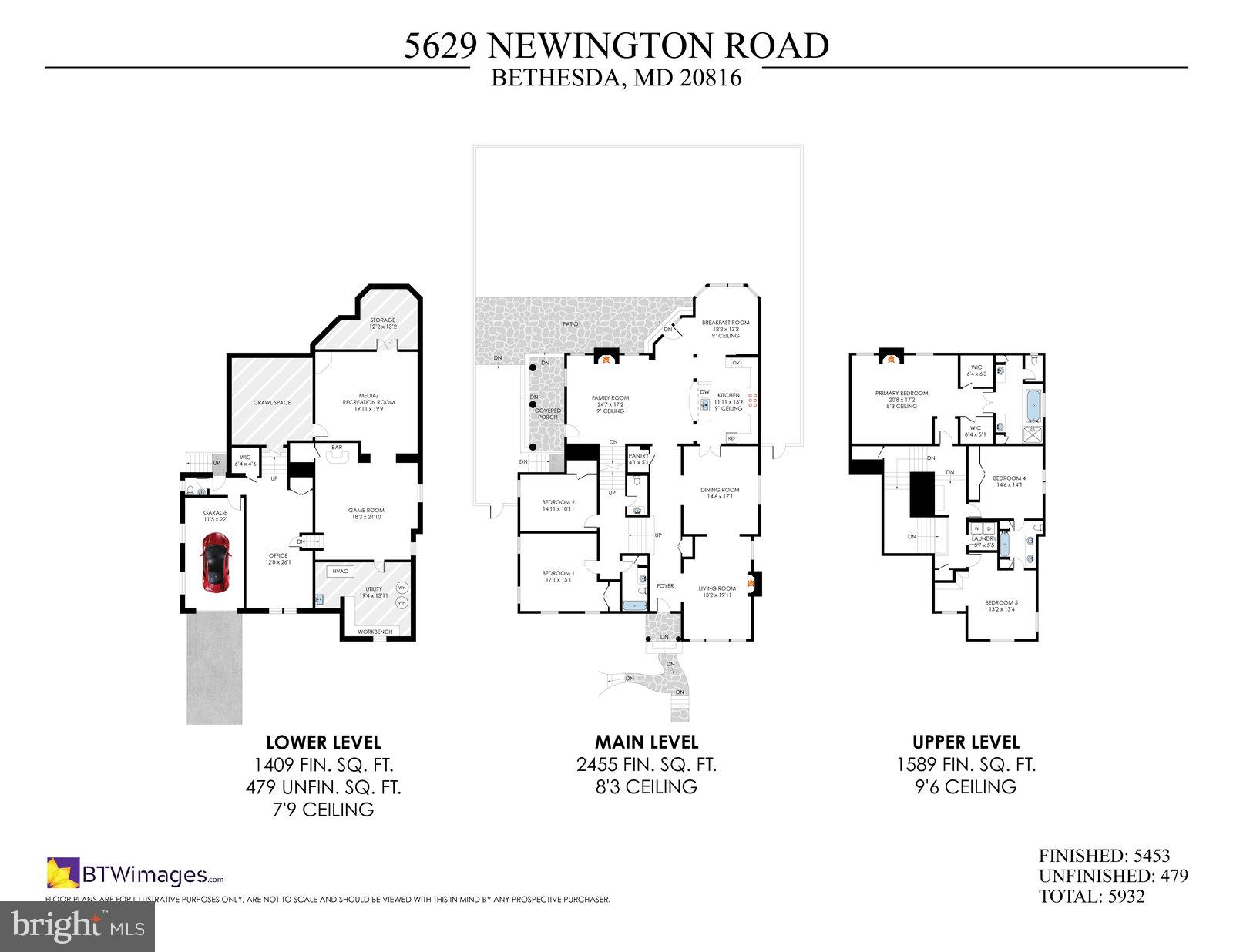 5629 Newington Road Bethesda, MD 20816 - Photo 65 of 65 5629 Newington Rd Bethesda Md 20816.jpg Floorplans