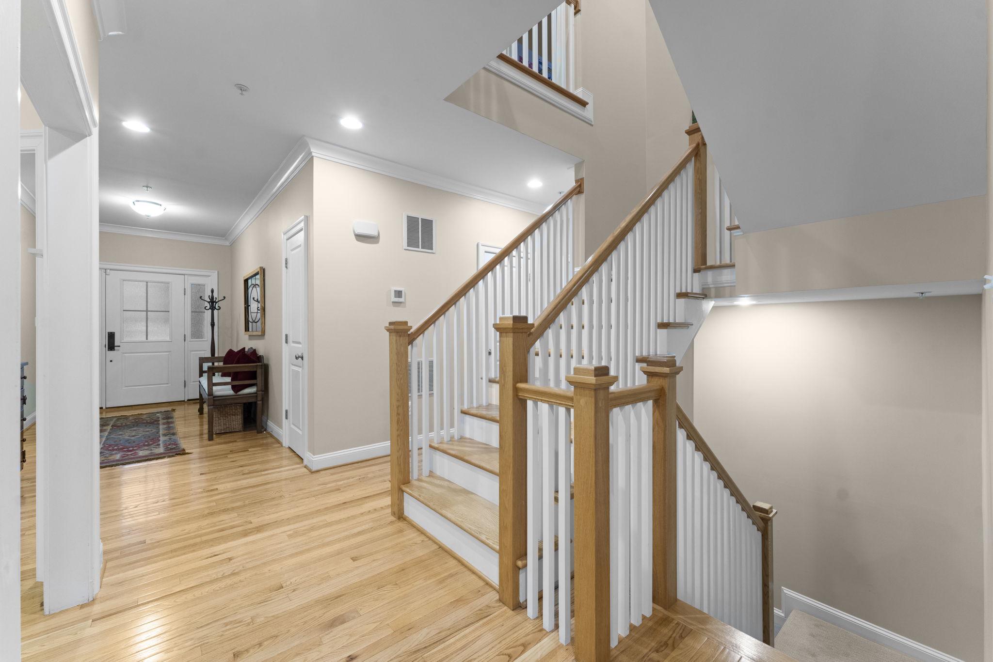 4700 Edgefield Road Bethesda, MD 20814 - Photo 11 of 29 a view of entryway and hall with wooden floor