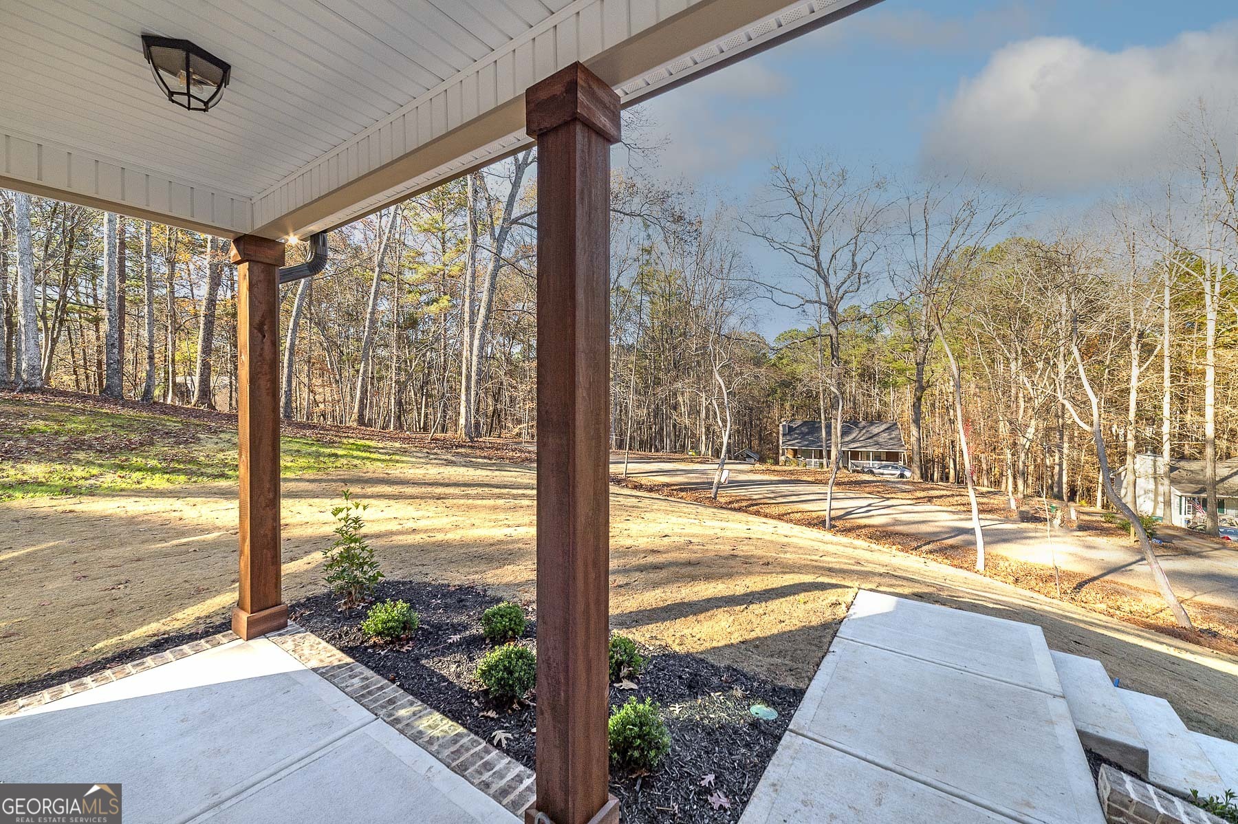 245 Pelican Circle Monticello, GA 31064 - Photo 37 of 37 a view of a room with wooden floor and outdoor space