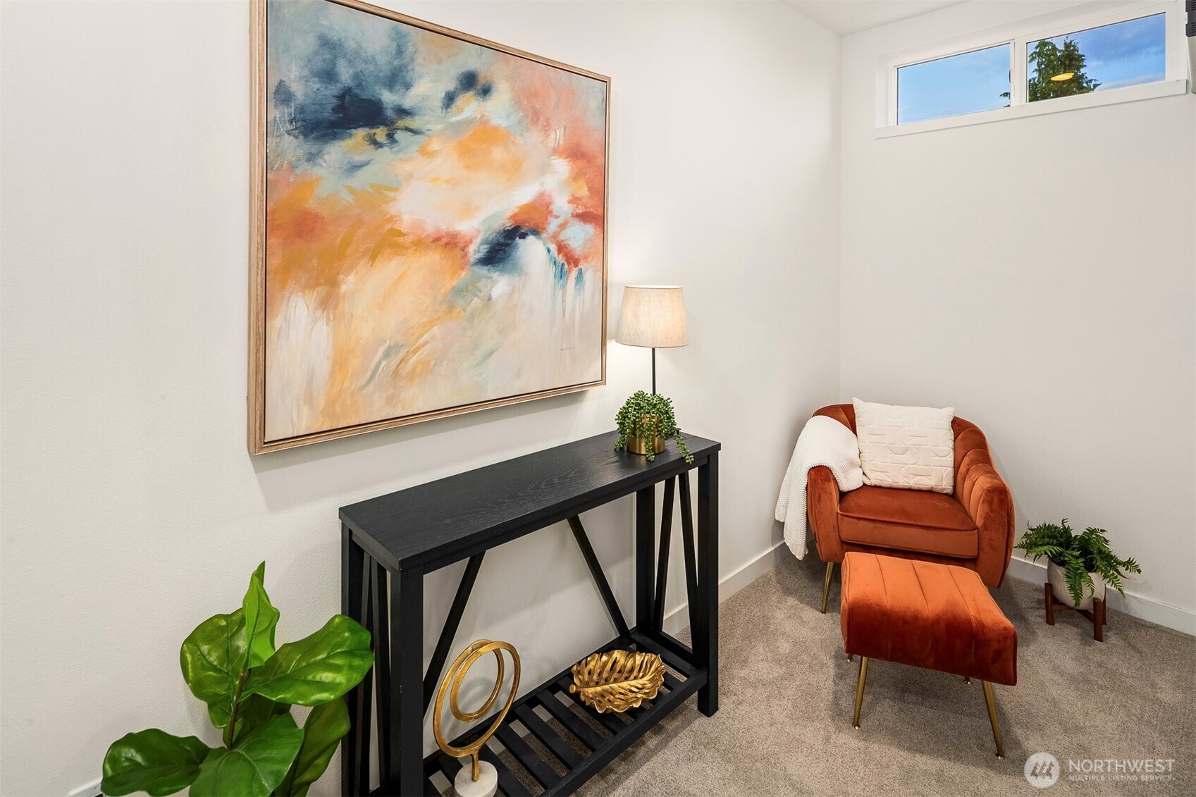 1494 Northwest 75th Street Seattle, WA 98117 - Photo 19 of 22 a bench sitting in middle of a room