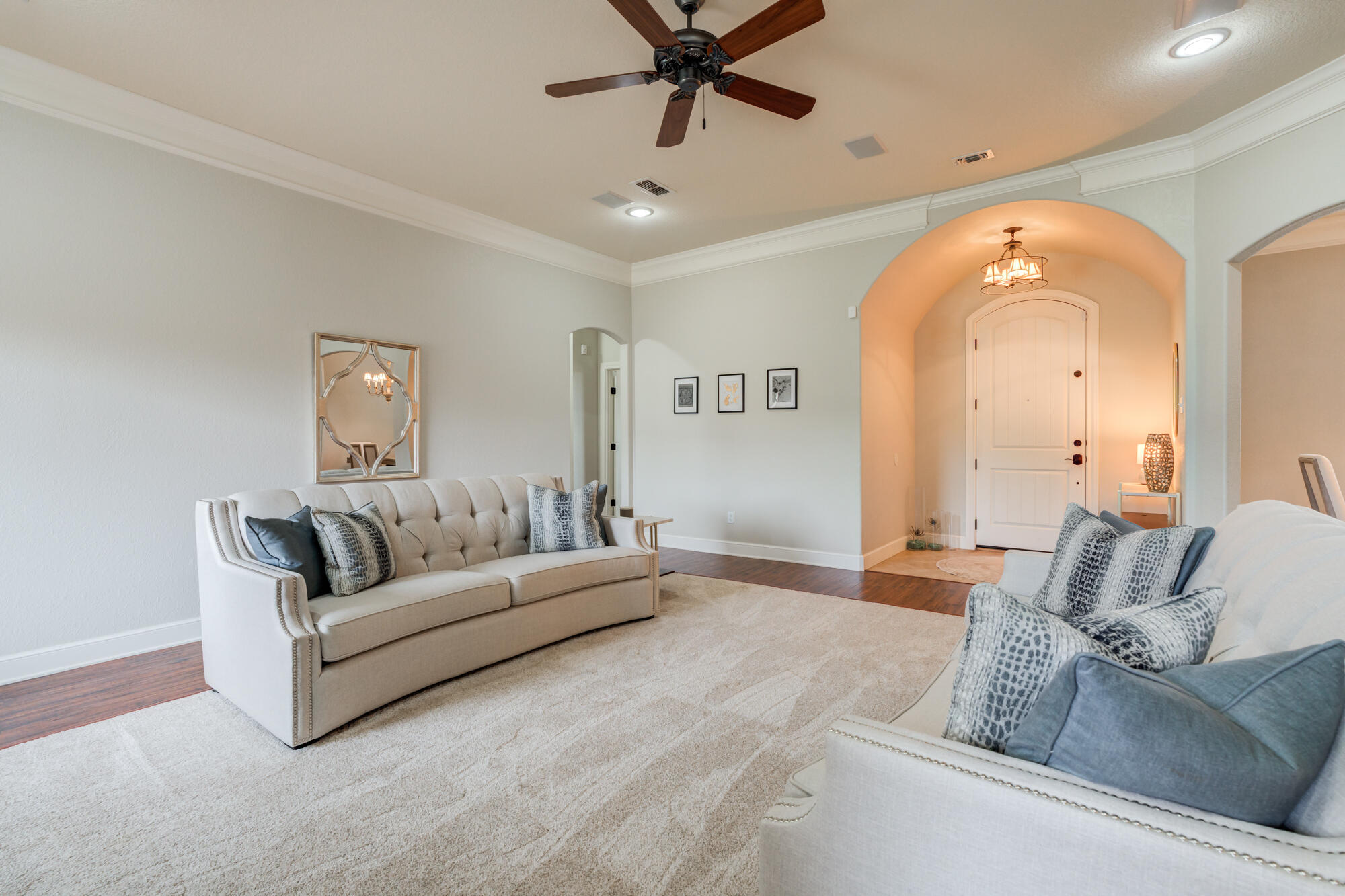 6020 85th Street Lubbock, TX 79424 - Photo 9 of 58 a living room with furniture and a large window
