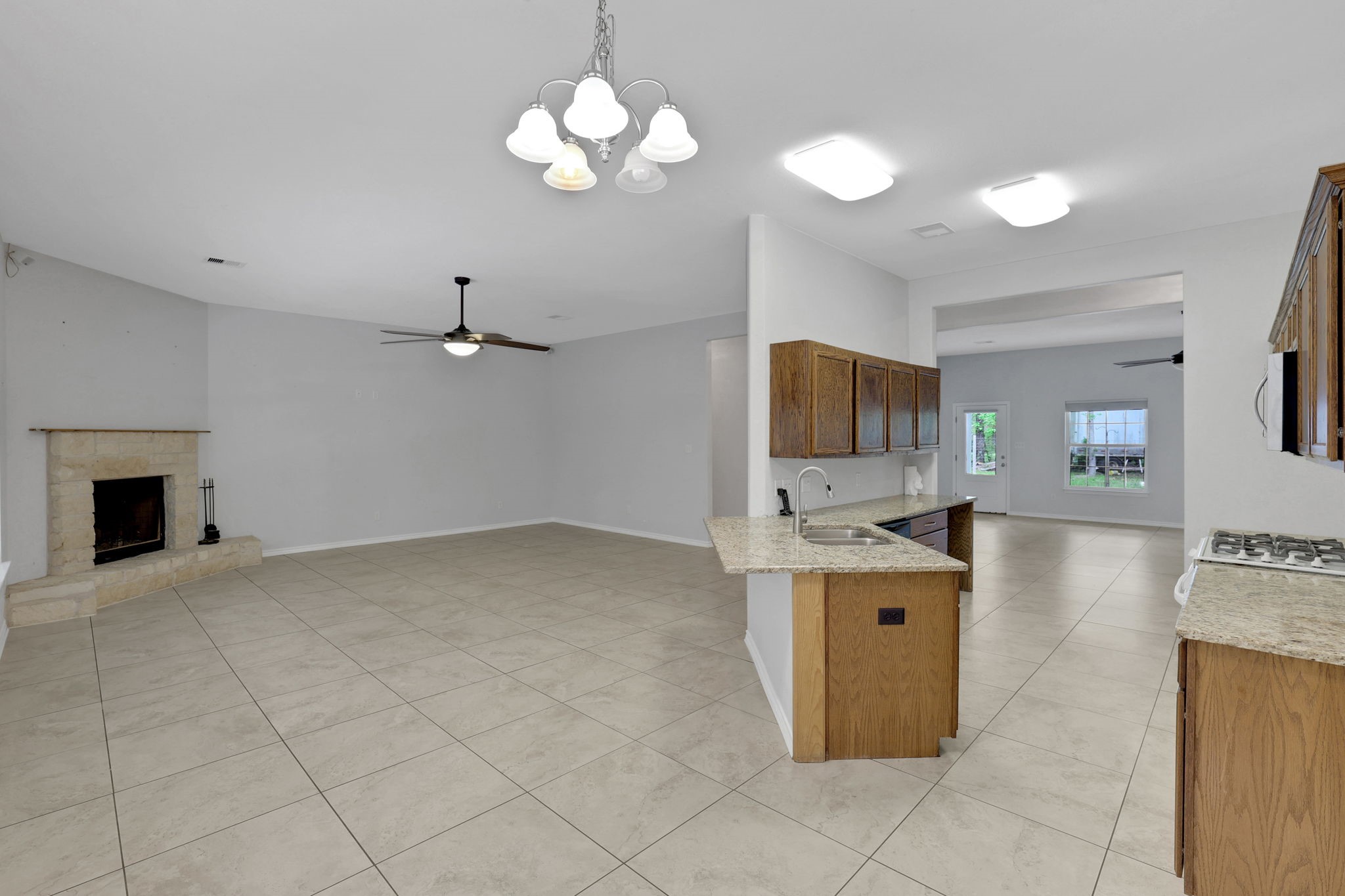 1290 Spring Ridge Road Coldspring, TX 77331 - Photo 20 of 49 Durable tile flooring throughout the entire home