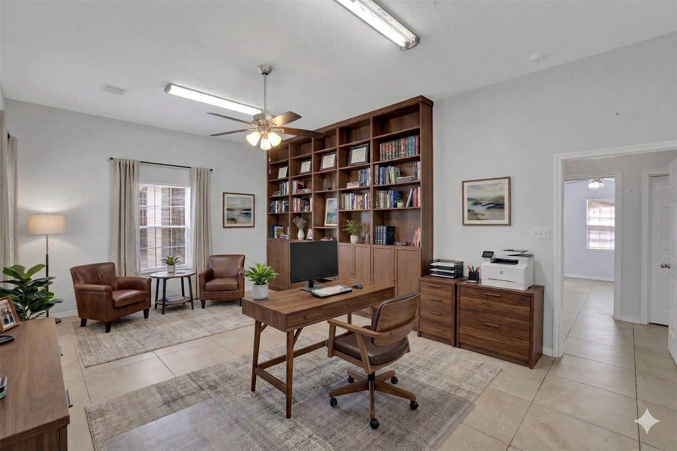 1290 Spring Ridge Road Coldspring, TX 77331 - Photo 44 of 49 Virtually staged - here is the extra room staged as a home office