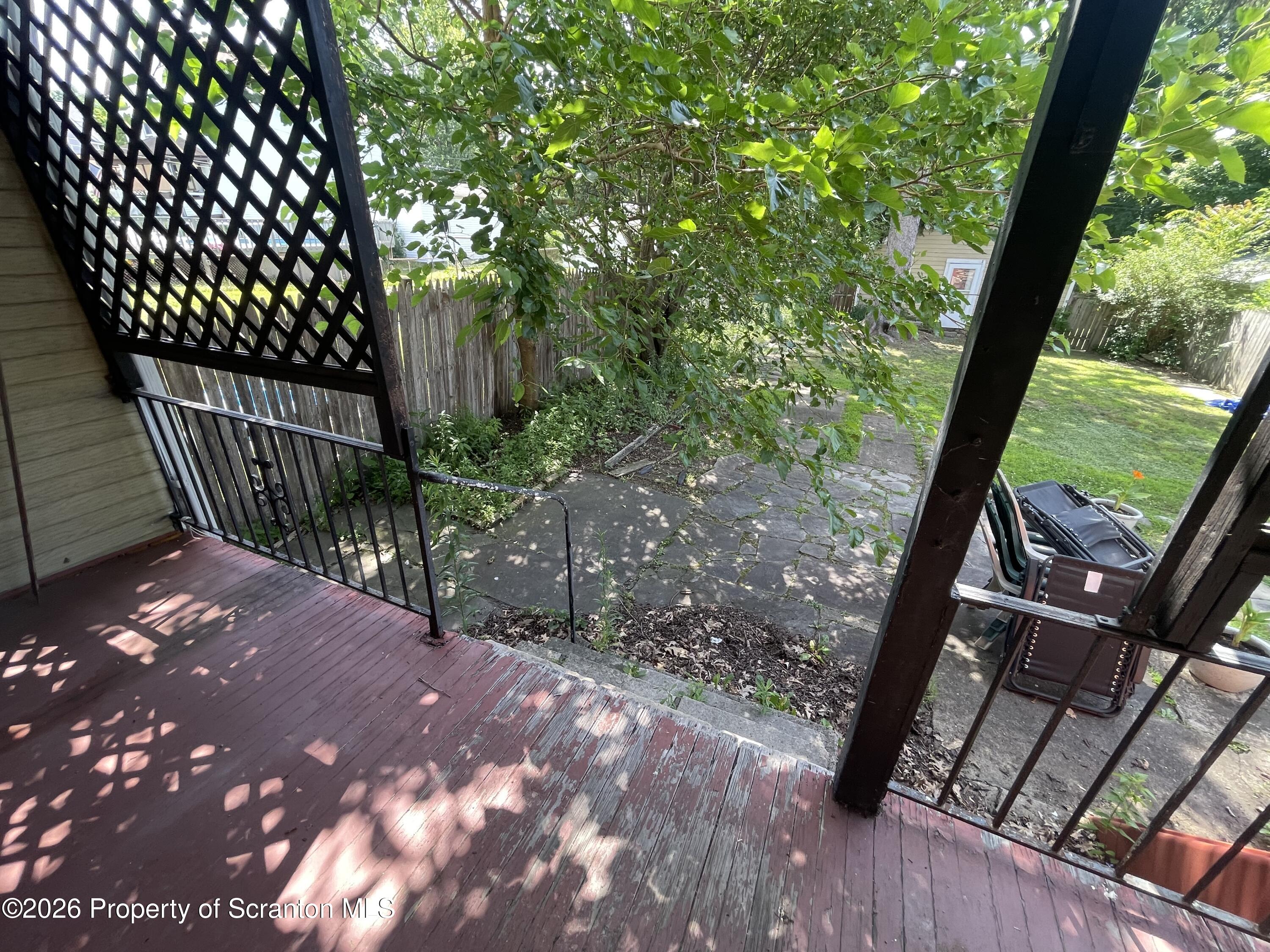 722 Wheeler Avenue Scranton, PA 18510 - Photo 19 of 20 Rear Porch