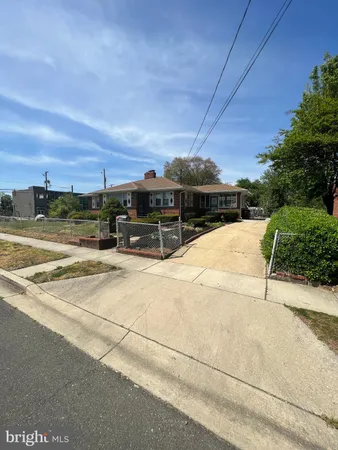 a view of a terrace with a garden