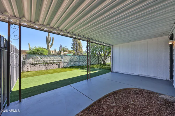 a view of a backyard of a house