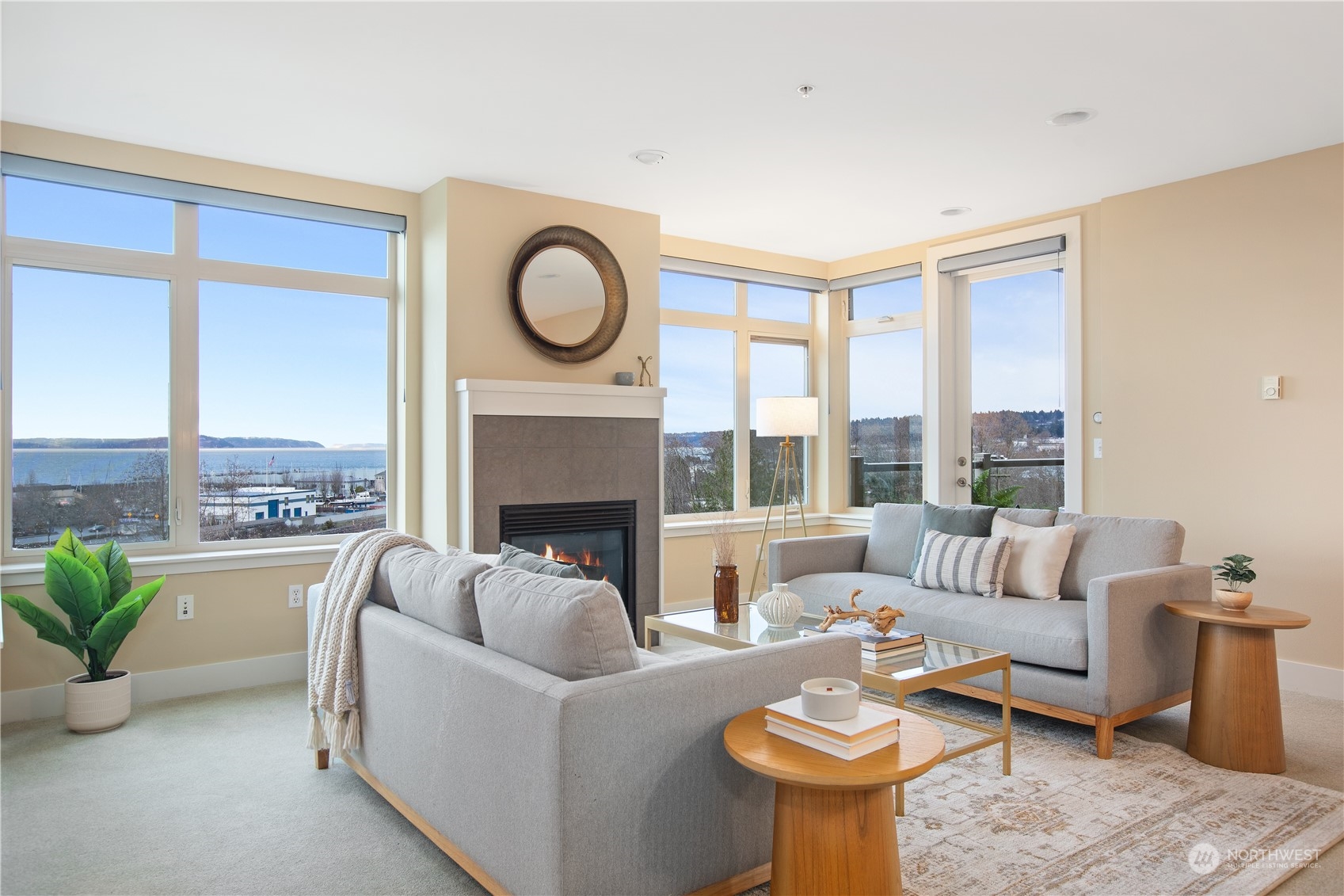 51 Pine Street, Unit 104 Edmonds, WA 98020 - Photo 18 of 40 a living room with furniture and a large window