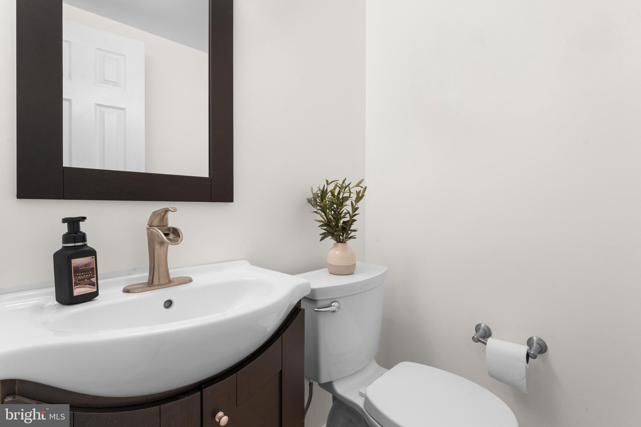 11184 Stagestone Way Manassas, VA 20109 - Photo 10 of 38 a bathroom with a sink a toilet and mirror