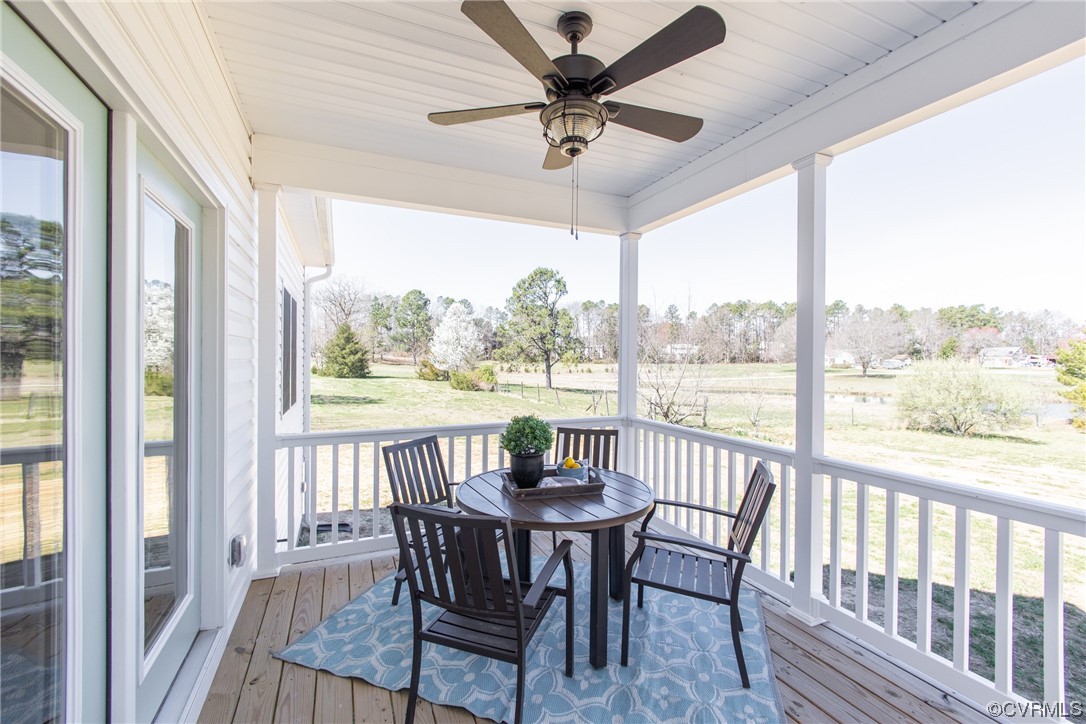 13140 Beach Road Chesterfield, VA 23832 - Photo 31 of 34 a view of a dining room with furniture window and outside view