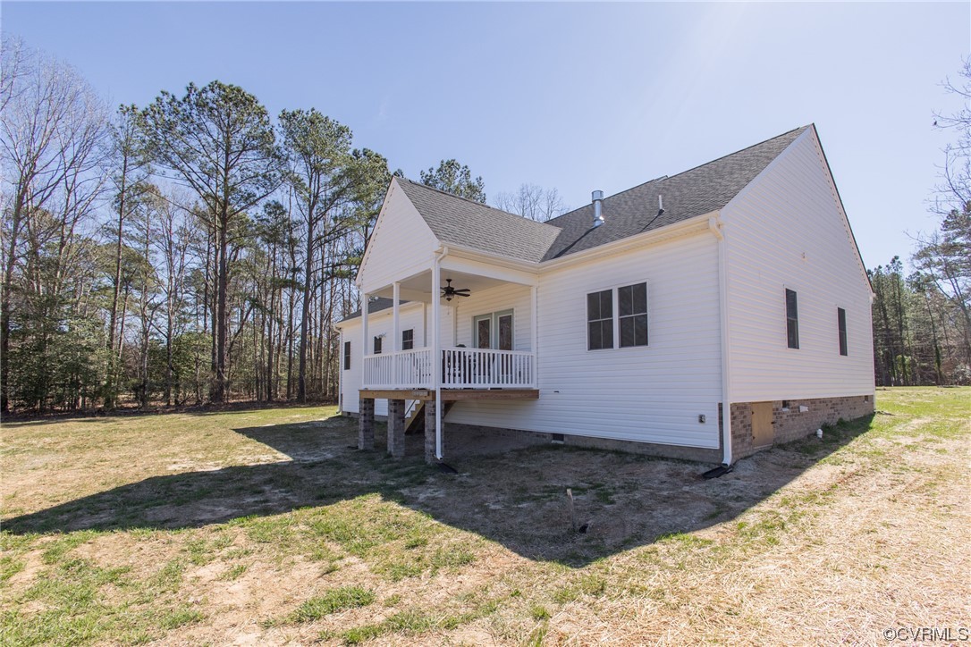 13140 Beach Road Chesterfield, VA 23832 - Photo 32 of 34 a view of a house with a yard