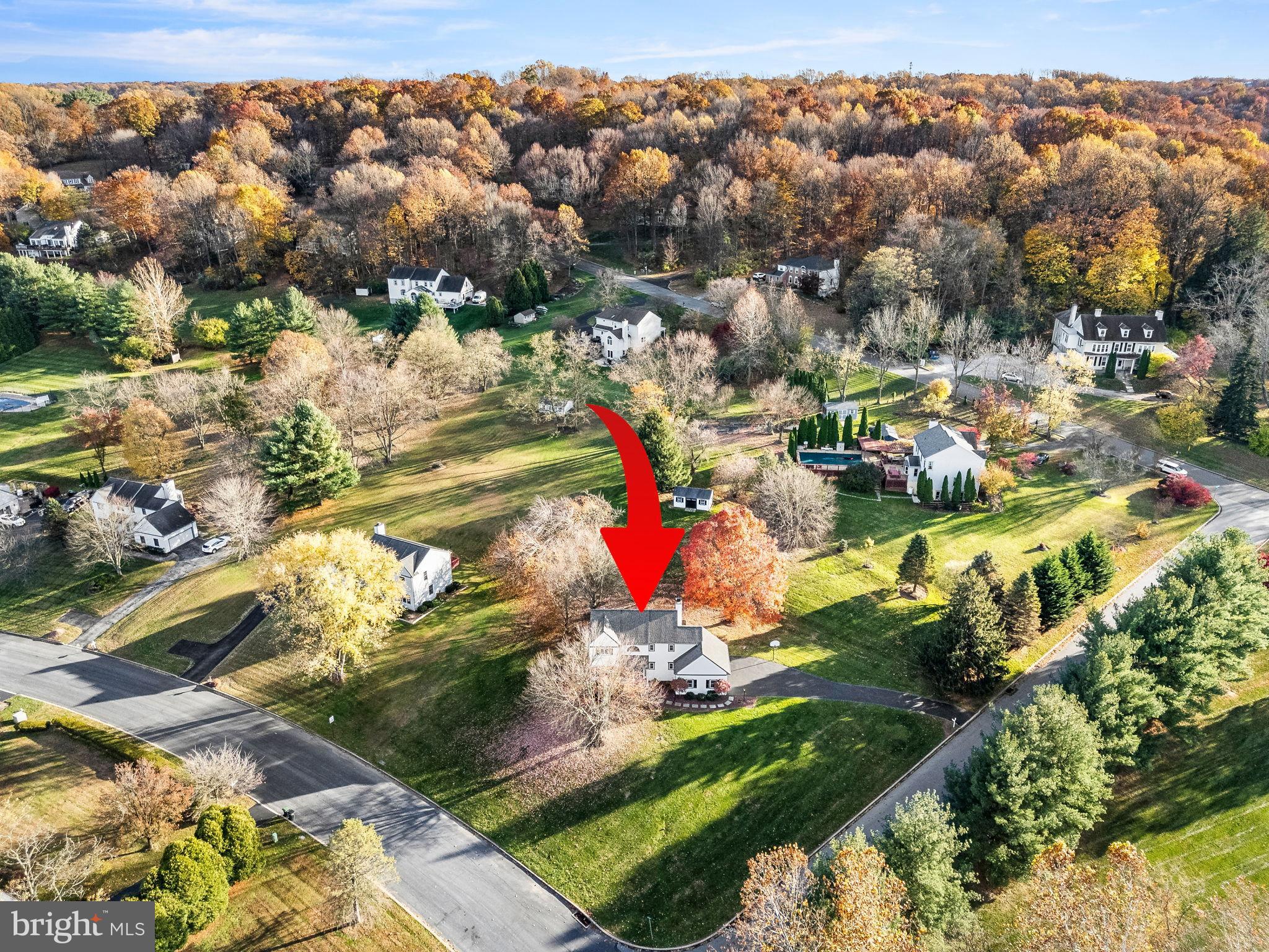 4 Pierce Lane Downingtown, PA 19335 - Photo 1 of 43 a view of swimming pool with a lot of trees around