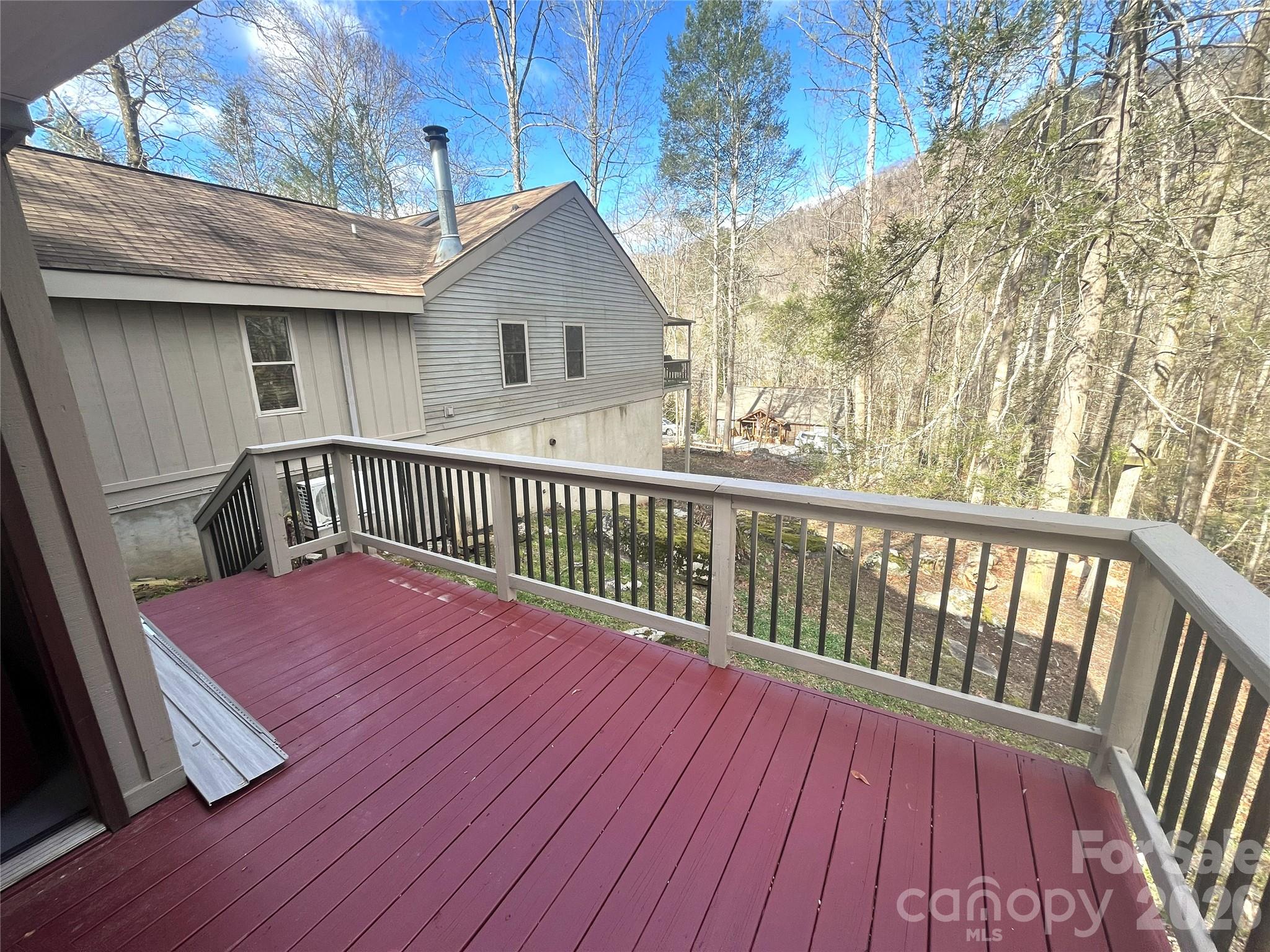 111 Buckeye Road Lake Lure, NC 28746 - Photo 33 of 48 a view of a wooden deck