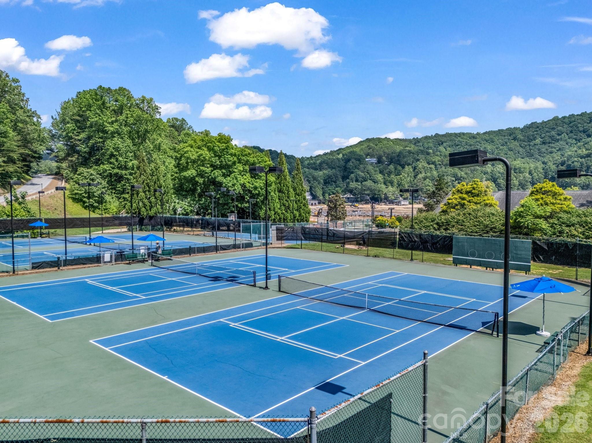 111 Buckeye Road Lake Lure, NC 28746 - Photo 43 of 48 a view of a tennis court