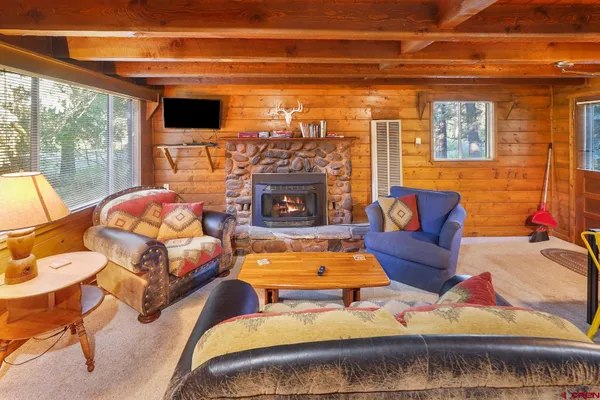 a room with storage
