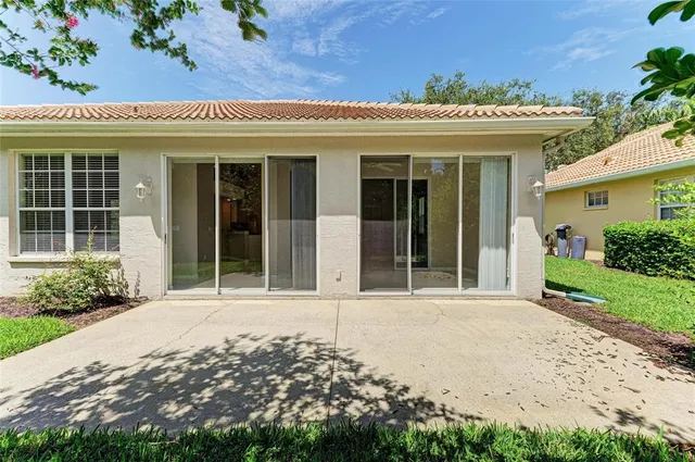 a view of a golf course with a lake